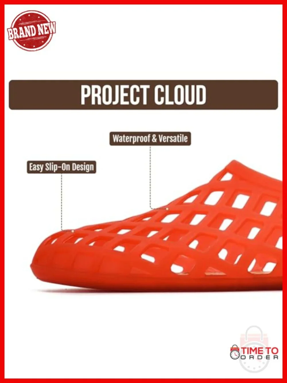 Lightweight Water-Resistant Jelly Flats Sandals Non Slip Summer Shoes